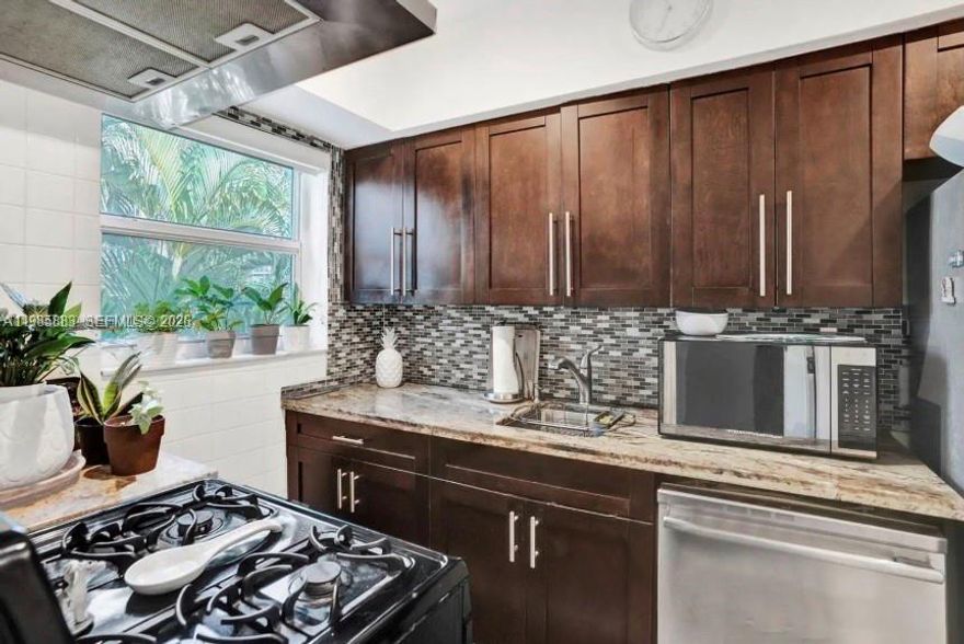 Welcome to this bright and thoughtfully designed 2-bedroom, 1-bathroom apartment in the highly desirable and walkable community of Bay Harbor Islands. Situated on the second floor, this spacious unit features an inviting open layout with abundant natural light, a well-appointed kitchen, washer and dryer and a comfortable living area perfect for both everyday living and entertaining. The bedroom offers generous storage and a peaceful retreat, while the patio provides a relaxing outdoor space to enjoy the Florida breeze.