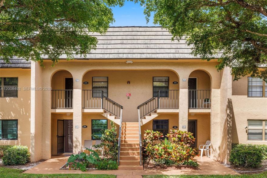 Move-in ready 2BR/2BA residence in the desirable 55+ guard-gated community of Golden Lakes Village. Bright and inviting layout featuring abundant closet space and a washer and dryer inside the unit for added convenience. Enjoy an enclosed patio—perfect for relaxing in a peaceful setting.
Resort-style amenities include pools, clubhouse, fitness center, and an active social lifestyle, all within a secure, well-maintained community. Ideally located near shopping, dining, Turnpike, airport, and beaches.