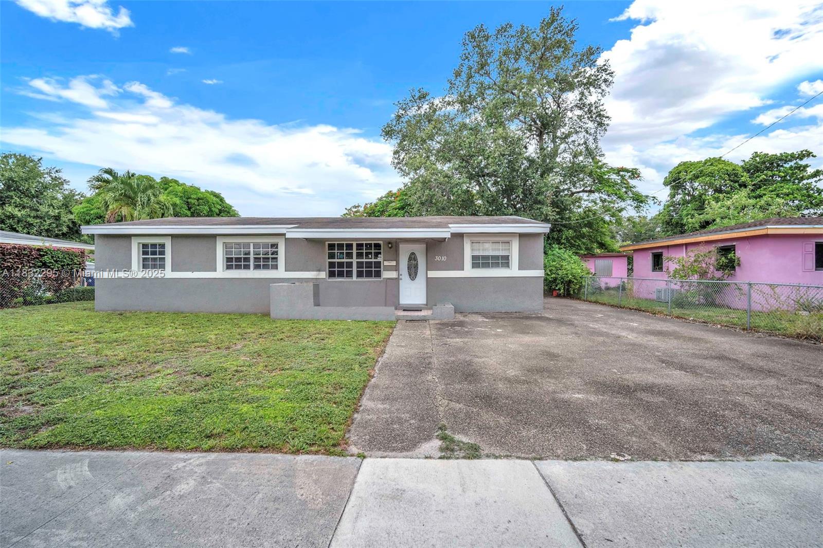 Brand New to the market, this cozy single family home is a great opportunity for first time home buyers or investors. No HOA fees. Minutes away for Hard Rock Stadium and all major highways. Home has a large backyard with shed and plenty room for a pool or any other back yard entertainment. For showings please use show assist. Allow up to 24 hours for confirmation. Submit your highest and best offer this property will not last.