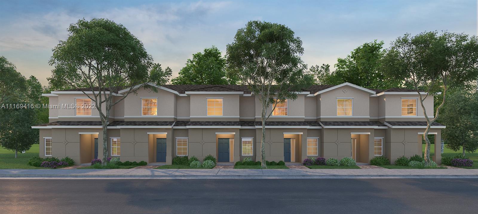 *NEW TOWNHOME* Paver entry, walkway & patio w/fence, 18”x18” tile floors main floor! Super-low HOA, Landscaping & Playground. Amazing location 2 minutes from US1 and EXIT 1 Turnpike, Near to Los Cayos, next to shopping center, schools & daycare. BRAND NEW HOME! CALL FOR A TOUR AND MOVE IN SPECIALS- Restrictions may apply *Pictures, photographs, features, colors and sizes are approximate for illustration purposes only and will vary from the homes as built. These photos are not of the actual home but are similar to the home being built.