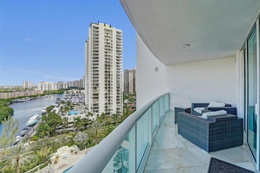 Elegant 3-bedroom, 3-bath residence at The Parc at Turnberry! This spacious condo features marble floors, floor-to-ceiling windows, and balcony access from every bedroom. Enjoy a large private terrace with stunning Intracoastal and city views, a modern kitchen with granite countertops and stainless-steel appliances, and an in-unit washer & dryer. The primary suite offers walk-in closets and a spa-style bath. The Parc provides resort-style amenities including 24-hour security, valet, pool, spa, fitness center, social room, and a Shabbat elevator. Prime Aventura location near Aventura Mall, golf course, marina and house of worship. Easy to show. Contact listing agent. No Saturday showings.