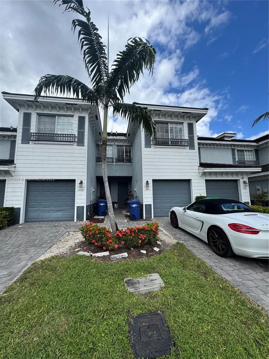 Just Updated Townhouse !!!! Discover this 3-bedroom, 2.5-bathroom home in Lauderhill, perfect for principal buyers or investors! This spacious property features an updated kitchen with stainless steel appliances, porcelain flooring throughout, and a light-filled living area ideal for entertaining. Conveniently located near major highways, shopping centers, schools, and parks, this home combines comfort with accessibility. Gated community with security patrol, pool and kids' playground. Conveniently located next to the park.