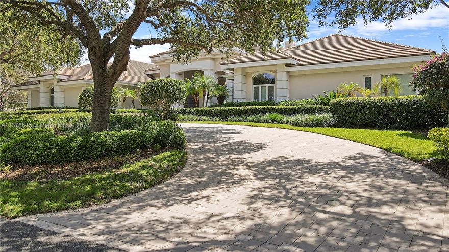 This Magnificent Estate Home sits Proudly Atop one of the largest and highest lots in the prestigious gated community of Jupiter Hills. Boasting nearly 7500 Sq Ft of Luxury Living coupled with over 6000 Sq Ft of covered and open patio space encompassing a heated pool & spa of Epic proportion and an outdoor kitchen all giving way to Bucolic Golf Course views directly on the 3rd Green. The floor plan offers Formal and Casual living & dining areas that are ideal for Cozy Family Living as well as entertaining on a Grand Scale. Offering 4 Bedrooms and 6 1/2 baths the Primary Wing consists of private Baths/sitting areas/walk in closets for both as well as a sitting room and fitness center with sauna. Guest wing has 3 Ensuite bedrooms w/walk in closets. Renovated Bathrooms. A Must See Property !