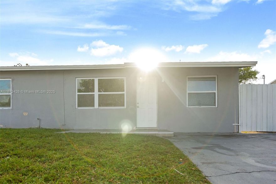 Beautifully remodeled 3 bed, 2 bath home in the heart of Plantation! Featuring a newer roof and windows, sleek new tile flooring, upgraded kitchen with modern finishes, and energy-efficient LED lighting throughout. Enjoy the comfort of an enclosed patio—perfect for relaxing or entertaining. Located in a highly sought-after, centralized neighborhood just minutes from downtown, top-rated schools, shopping, dining, and major highways. This home offers the perfect mix of style, comfort, and unbeatable convenience. Don’t miss out on this move-in ready gem!