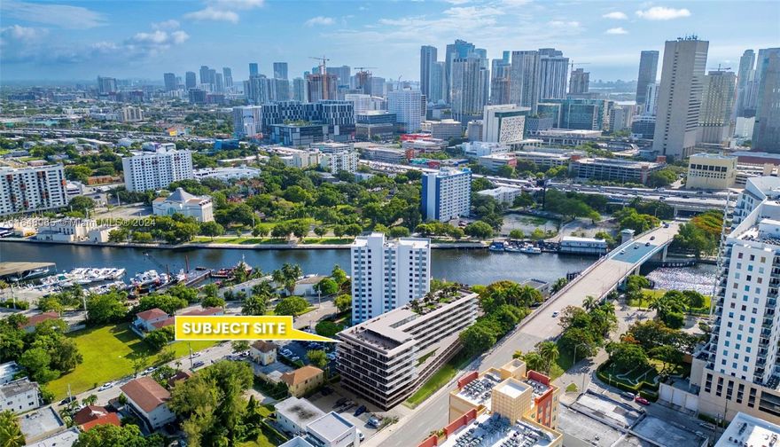 Offered for the first time since 1980, STL Commercial is pleased to present an incredible opportunity to acquire a one of a kind development site overlooking the Miami River and Downtown Miami. The zoning allows 12 story development for a variety of uses including hotel and multi-family.
Due to its positioning over River Drive, a new build would feature unobstructed views of the river and Downtown, and to the south- views of Biscayne Bay. The Miami River is a booming district featuring some of the city’s most notable food & entertainment, like Kiki on The River and Seaspice.
The property has approximately 26,000 SF of land with a 9,300 SF two-story office building producing income. The site also has significant frontage on Flagler Street, which directly connects the property to Downtown.