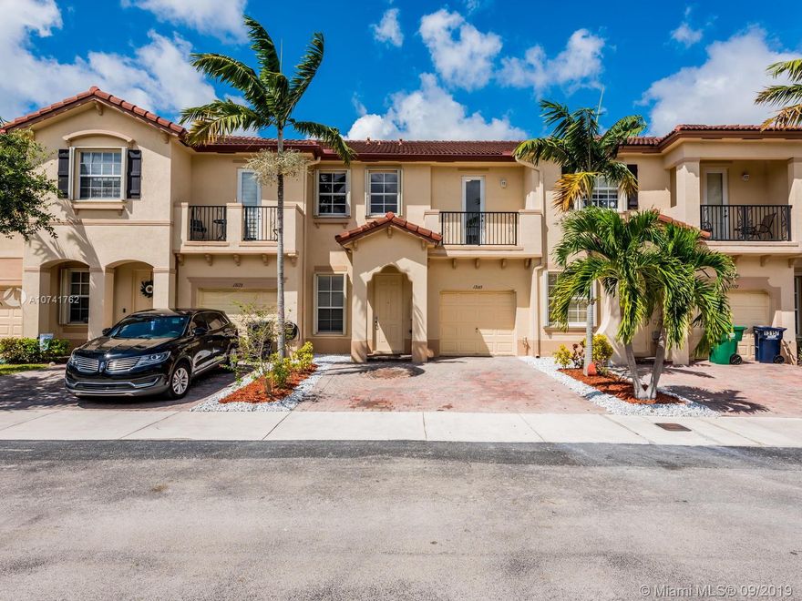 Totally Remodeled Tuscany Townhome! Move-In Condition! There are 3 Bedrooms located upstairs along with two full size bathrooms. The Master Bedroom has coffer ceilings, a walk in closet, a separate single closet, a beautiful archway between bedroom & bathroom. Double vanity with a soaking garden tub as well as a stand-up shower. Stairs & second floor have wood floors and new baseboards throughout the home. Washer & Dryer on second floor. Downstairs,  new porcelain tile floors with remodeled half bathroom. Remodeled kitchen cabinets with granite counter-tops and new Samsung stainless steel appliances. All new led light fixtures throughout the home as well as new light switches & outlets. One car garage with new Titan tankless water heater. Paved fenced patio. Accordian shutters.