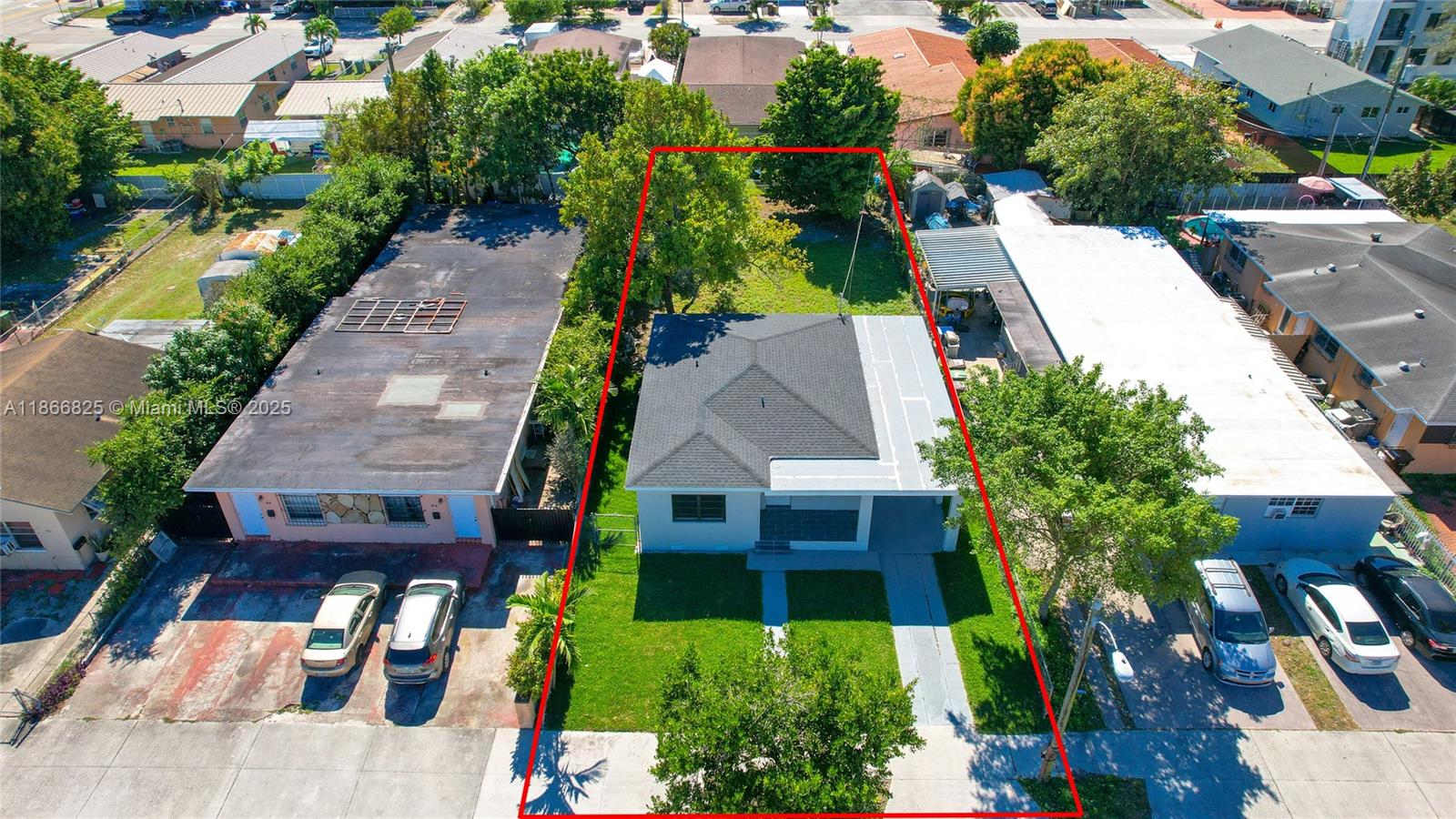 Beautiful 3 bedroom, 2 bath single family home with large patio & covered carport in highly coveted Hialeah. This amazhing home has it, fully remodeled with new kitchen with New SS appliances, gorgeous counters & backsplash & white was cabinetry. Bright & airy w/ natural light, New plumbing, AC, w/Classic plank vinyl wood floors & laundry room. Large master suite and master bath, walk-in closets. Same roof covered & finished front porch. Spacious feced-in yard, private patio with fruit trees and Shed for extra storage. Private in-law quarters with dedicated entrance. Ample space for parking multiple vehicles/RV/Boat. Great proximity to restaurants, entertainment, shopping, Supermarkets, Miami Airport & business district. Fantastic school district Quick access to 836, 826, Turnpike & 95.
