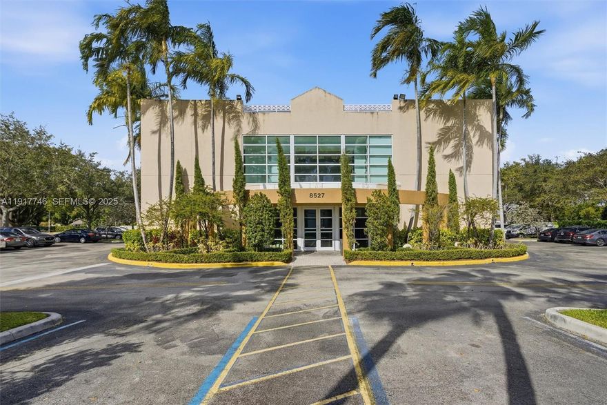 Freestanding 2-story office building located at 8527 Pines Blvd in the heart of Pembroke Pines. Built in 2001, totaling 13,343 SF on 1.41 acres with 45 surface parking spaces. Two efficient floor plates (approx. 6,671 SF each) ideal for medical, professional, or service users. Excellent visibility and access along major corridor with proximity to I-75, Turnpike, and SR-7. Zoned B-2 (Community Business) offering flexible occupancy options. Great opportunity for owner-user or investor seeking strong suburban fundamentals.