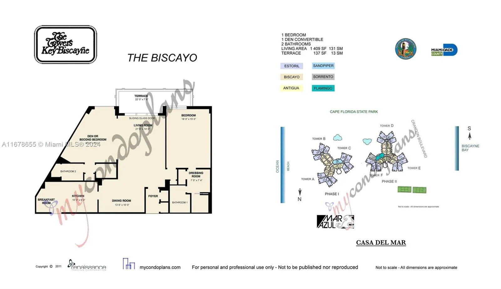 Key Biscayne, Florida 33149, United States, 2 Bedrooms Bedrooms, ,2 BathroomsBathrooms,Residential,Active,38124