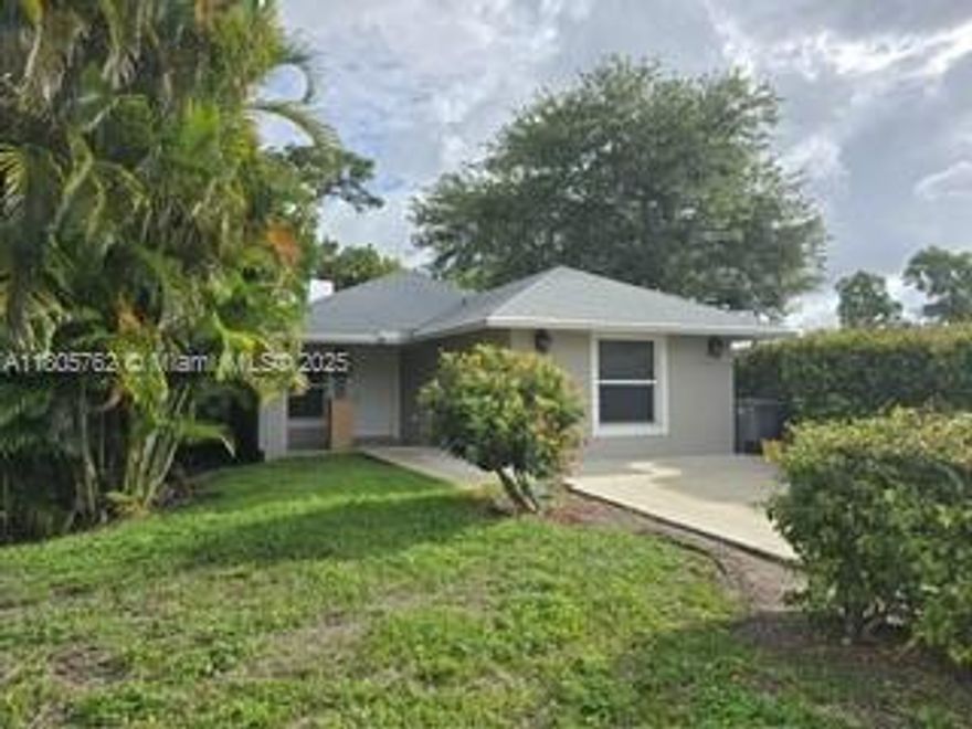 Brand new home built in 2022 and move-in ready! This beautiful 2-bed/2-bath. Property is located near the Boca Raton and Delray Beach line, just minutes from Trendy Atlantic Avenue, Beaches, Restaurants, shopping, Schools, Close to Delray Beach Hospital, It features a modern kitchen with brand new appliances (including washer and dryer), beautiful bathrooms, new flooring, ceiling fans with lights, and central air conditioning, hurricane-impact windows and a spacious backyard make it perfect for outdoor enjoyment. Driveway fits 2 vehicles.. An excellent opportunity! Available  for showings starting 05/30/2025