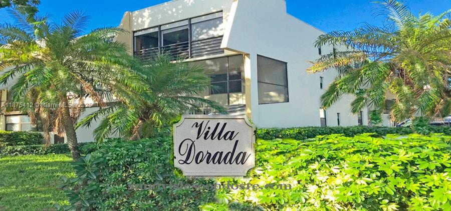 WELCOME HOME!! TO THE PRESTIGIOUS VILLA DORADA AT AVENTURA 2/2 A WONDERFUL CONDO COMMUNITY NEAR TO MANY FABULOUS PLACES LIKE AVENTURA MALL, GULFSTREAM PARK RACING & CASINO, BEACHES, RESTAURANTS, WALK TO SYNAGOGUE, AVENTURA CHABAD, TAUBER ACADEMY, AVENTURA WATER PARK, TURNBERRY CENTER AND MUCH MORE.COMPLEX WITH RESORT-STYLE AMENITIES