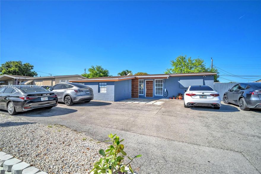 This 2BR/1BA home plus den offers both comfortable living and excellent income potential, with an estimated rental projection of up to $62,400 per year. Renovated with over $100,000 in improvements, including a newer roof (2021), Newer A/C compressor, and septic system serviced within the past year. Situated on a 6,764 SF lot and elevated approximately 3 feet above street level. Features include a Florida room, utility room, porch, asphalt driveway, patio areas, and ample parking. Spacious backyard ideal for entertaining or relaxing.