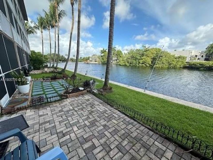 WATERFRONT CONDO IN FT. LAUDERDALE, Great location, 1 bedroom, 1 bathroom, 722 sq. ft., on the 1st floor, has AMAZING water views overlooking Middle River facing Wilton Manors. You can relax and enjoy fantastic sunset views from your private screened porch or with friends on the spacious walkout patio. The unit has impact windows, central a/c unit, crown moldings, plantation shutter window treatments, and tile floors throughout. 1 assigned parking space and water included. Minimum credit score 675 and gross monthly income 3x rent. Easy to show. Call for more details.