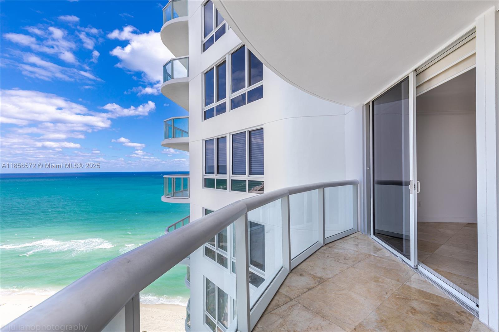 Enjoy luxury style living in this one bedroom - 1.5 bath beachfront condo located in one of the tallest buildings in Miami Beach. Partake in breathtaking views of the Atlantic Ocean from the balcony. Immaculate marble floors throughout the unit. Stainless steel appliances in the kitchen, master bath includes a separate shower and jacuzzi with double vanity. This annual rental comes unfurnished. Amenities include a gym, sauna, steam room, pool, jacuzzi, tennis court with attendant lobby, 24 hr valet parking, and beach service.