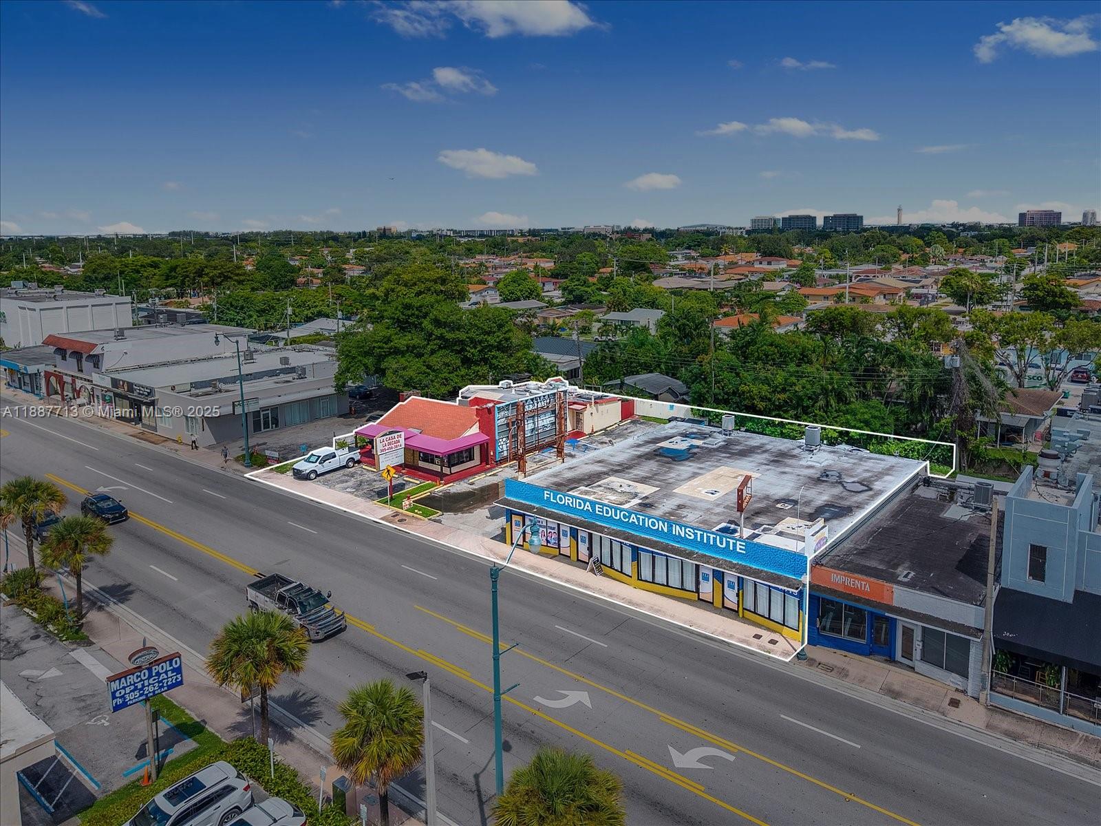 Rare opportunity to acquire a fee simple property in the City of Miami, with the existing ground lease terminated at closing. The site consists of two folios and features highly flexible T6-8-O zoning — abutting T4 (a superior transition compared to T3) — allowing for significant redevelopment potential across multiple uses and densities. Current income is in place from three leases — a school, a restaurant, and a billboard — making this a true covered land play that generates immediate cash flow during predevelopment. Strategically located along the northern border of affluent Coral Gables, the property is priced at land value and will be delivered free and clear, giving investors the ability to control a high-demand site with both short-term income and long-term redevelopment upside.