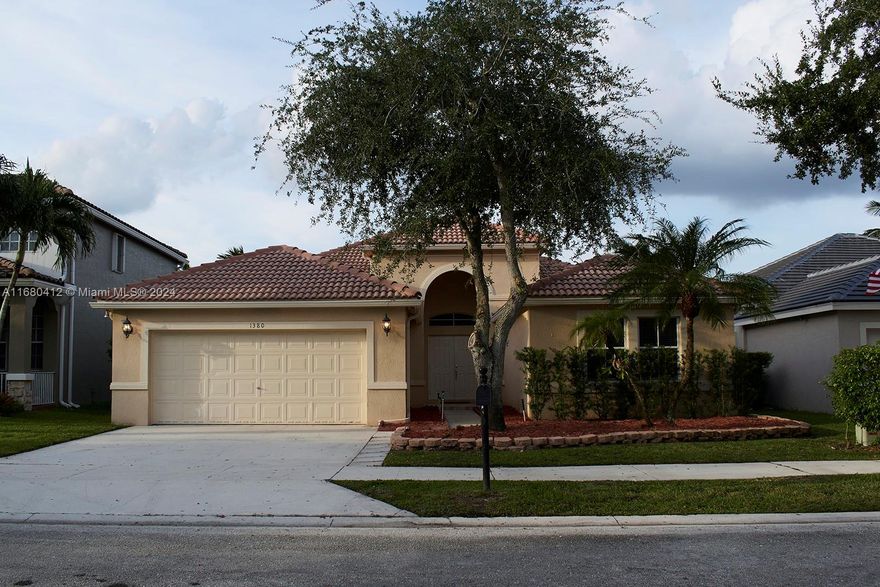 Amazing 1 level waterfront view home in the peaceful Meadows development. This is a gated, secure development within one of the highest rated school systems in Broward county. This spacious home is a great place to relax and live your best life. Love to shop? Then you will be happy to be close to Sawgrass Mills! 350 luxury stores and restaurants to choose from. Large screened in porch is great for gardener's delight or a lap pool? Spa? Use your imagination. Particularly wonderful view from the rear windows and sliders of the large lake and meadows just teaming with wildlife. Small boats are allowed on the lake making it fun for fishing or just a romantic paddle ride at sunset. Very nice clubhouse with pool and playground and large garage for your toys and hobbies accent this perfect home.