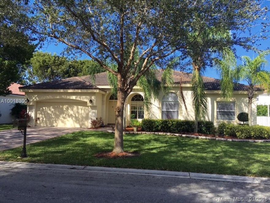 Absolutely impeccable home located in the heart of Coral Springs. 4 bedroom, 2 bath, 2 car garage with a pool. This house shows amazing with porcelain floors, carpet in bedrooms, remodeled bathrooms and kitchen with granite counter tops and stainless steel appliances. This home is "must see", it will not last. Move in Ready! Realtors: To Show, Please read Broker's Remarks!