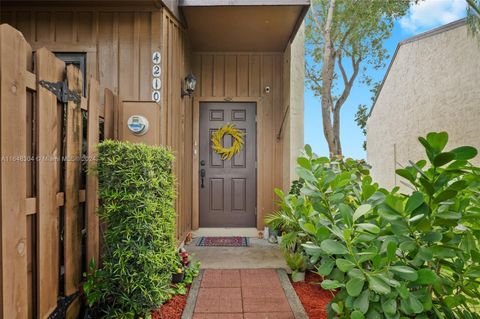 A home in Davie