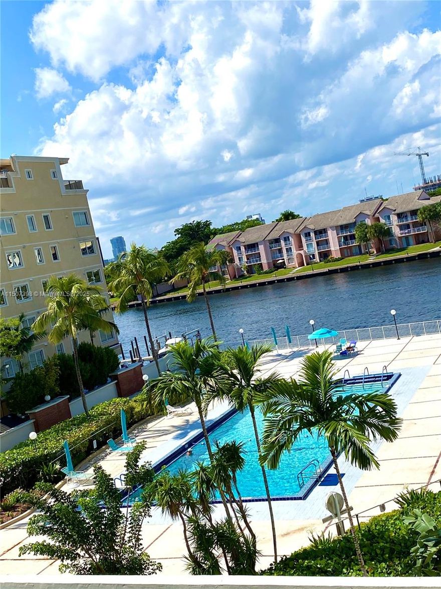 Amazing intracoastal views, partially furnished 2bd/2 full bath apartment in the luxury building "Hallmark" across the ocean and next to Westin Diplomat Hotel, full resort amenities with 24/7 security and cameras, Billiard Room,2 Card Rooms, Large Social Hall, Library, heated swimming pool, gym with sauna, gated garage parking, cable with internet, free shuttle bus for shopping. Water included. Brand new A/C!