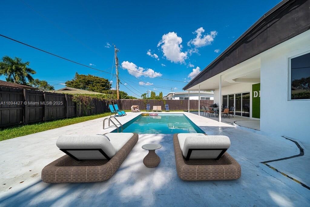 DON'T LOOK ANYMORE! Here it is your Dream Home, ready to occupy. Completely renovated from Plumbing, electric, flooring, kitchen, bathrooms, Roof...ALL LIKE NEW! Amazing, almost 12,000 SQF Lot with incredible Pool and Luxury details for your comfort and delicate taste. High-impact windows will bring down your property insurance. This 5 Bedrooms and 3 full baths, Walking Closets with design, Open Layout featuring a lot of light and fresh air all day long. Corner Lot and central Location!
