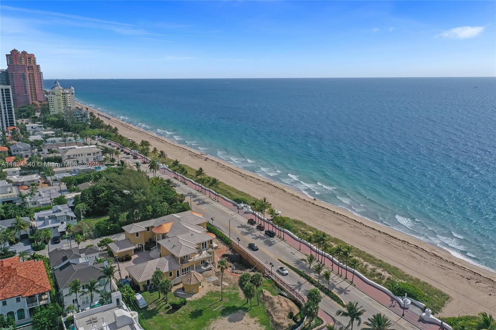 BEACHFRONT! JUST REDUCED! FIRST MONTH & SECURITY DEPOSIT MOVE-IN! Single-family home for rent at Las Olas by the Sea! This 4-bed, 2-bath beach home offers 1,772 sqft just steps from Fort Lauderdale Beach. Features a split, spacious floor plan, impact windows , customkitchen with quartz countertops and stainless steel appliances, and renovated baths with modern vanities. Enjoy high ceilings and abundant natural light. Includes 3 parking spots, an exfiltration drainage system, and a fenced resort-style backyard with lounge chairs, umbrellas, and dining area—perfect for sunbathing. Guest cottage available for an additional charge, plus outdoor cabin shower, emergency lighting for the main house, sprinklers with Rachio system, water filtration, smart lighting, a security system w.