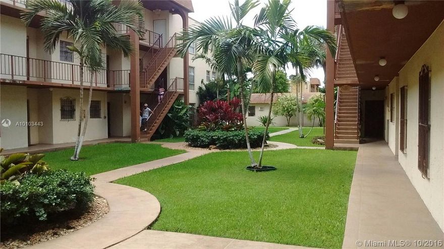 BACK TO THE MARKET.
WELCOME First time home buyer or Investor: apartment in first floor, NO RESTRICTION FOR LEASE, A/C new installed in June 2016. The apartment has 2 entrances. Very close to Dolphin mall, International Mall, Mall of the Americas, Walmart, minutes from Miami International Airport and Turpike. Walk to 8th Street and FIU Campus, Comercial shopping, Restaurants, public schools, parks, transportation and more. Low cost association $167. Washer/dryer inside condo. Pool and gated community.
