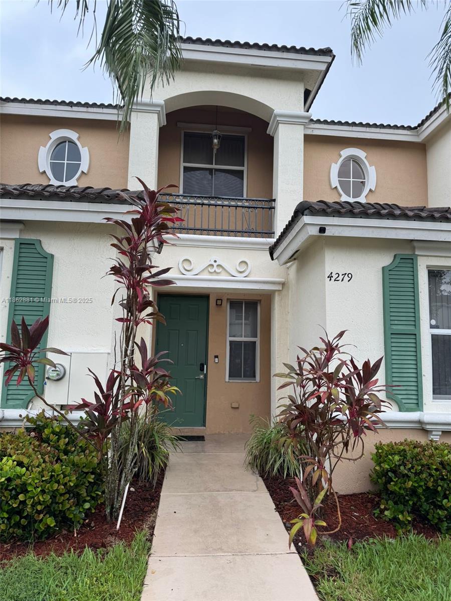 Welcome to this charming 3-bed, 3-bath townhome located in the Marbella Bay neighborhood within the guard-gated community of Waterstone Boulevard in Homestead, FL. This spacious home offers a convenient layout, 1 bed & 1 bath, located on the first floor, ideal for guests or office space. The kitchen is equipped with stainless steel appliances, including a smart refrigerator, perfect for tech-savvy homeowners. Enjoy the private patio with storage room, providing extra space for all your needs. The community amenities include a clubhouse with a pool, gym, and playground. This home is also ideally situated near Baptist Homestead Hospital, shopping plazas, and more, making it a prime location for both convenience and lifestyle. Don’t miss the opportunity to make this lovely townhome your own