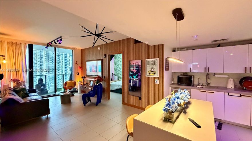 Turnkey 2 bedroom, 2 bathroom residence with spectacular bay and city views from a large private balcony. Professionally furnished by a designer and offered furnished or unfurnished for maximum flexibility. Bright modern layout with excellent natural light that makes the home feel almost brand new.

The unit features a water filtration system and a new oversized LG washer and dryer. Both bathrooms have been upgraded with new vanities, modern lighting, updated fixtures, cabinet hardware, and door handles throughout the home. One bathroom includes a premium Toto style toilet. Every room is equipped with a television, with six TVs included in the sale.

Enjoy true resort style living in a full service building offering three pools including a rooftop pool with incredible views, a state of the art fitness center, yoga studio, squash court, massage rooms, movie theater, and multiple entertainment and relaxation spaces.

The unit includes one assigned parking space plus valet service.

Fannie Mae approved building. Qualified buyers may purchase with as little as 5 percent down through conventional financing.

Prime location with exceptional amenities and views. Priced to sell.