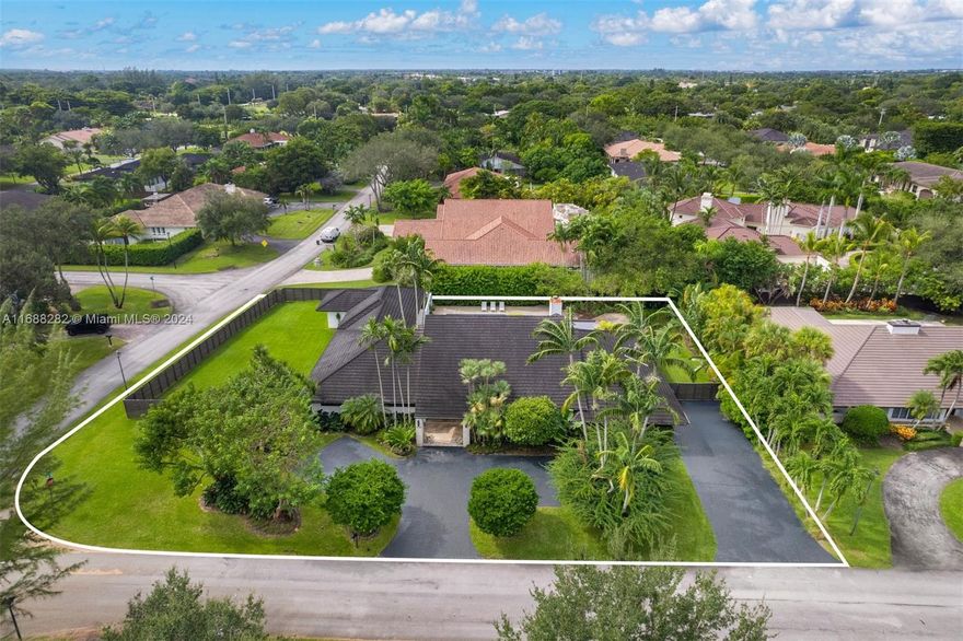 One of the most desirable pockets in the Galloway Glenn neighborhood and conveniently nestled on a 23,515 SF corner lot, this 5 bedroom, 4 bathroom home is perfectly designed for entertaining and quality family time.  The home offers airy, light-filled interiors, a large, covered terrace, expansive pool deck and outdoor greenspace. Like living in your own private resort, along quiet streets with low traffic, ideal for walking and bike riding.  An opportunity to live in a beautiful part of South Florida, also conveniently located about 7 minutes from Whole Foods and 5 minutes from Baptist Hospital.