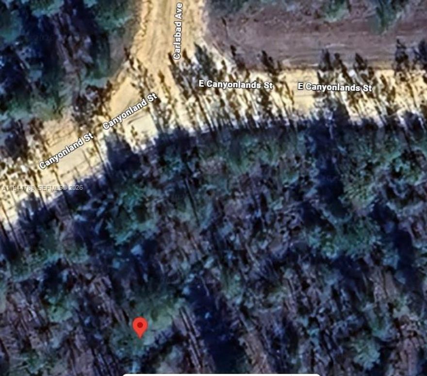 Large lot of 2.82 acres in Compass Lake Hills. 466 feet of street frontage and only neighbor owned lot on east side. The lot location is on the intersection of Canyonland Street, East Canyonlands Street and Carlsbad Avenue.
This serene lot and area has endless recreation activity to enjoy on your property and surrounding area.