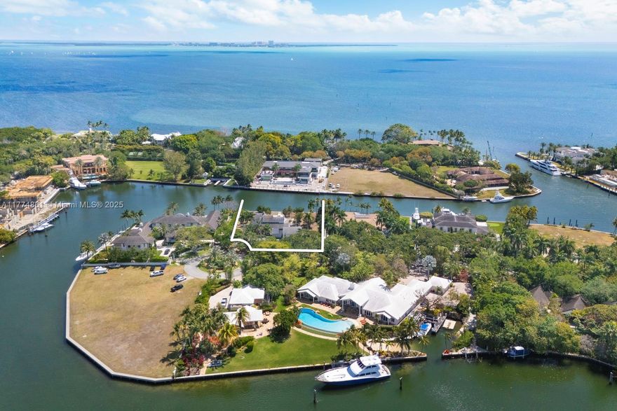 Nestled within the ultra-exclusive, guard-gated community of Gables Estates, this nearly 1-acre waterfront lot presents a rare opportunity to build a custom dream estate. Boasting 152 feet of water frontage, this prime parcel is a haven for yachting enthusiasts. Surrounded by lush landscaping & multi-million-dollar estates, it offers the perfect blend of privacy, security, & prestige in one of Coral Gables’ most sought-after neighborhoods. Exceptional security ensures peace of mind, with 24/7 armed guards stationed at all entrances. The Coral Gables Police Department provides continuous land & water patrols. Ideally situated, Gables Estates is just a short drive from Miami’s premier dining, shopping, & cultural destinations. The community is also moments from Miami’s top private schools.