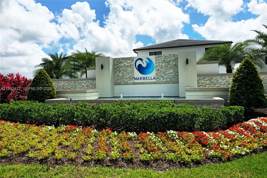 STUNNING POOL HOME FOR LEASE IN AQUABELLA AT MIRAMAR. IT OFFERS YOU 4 BEDROOMS, 3 BATHROOMS, TILE FLOORING, MODERN STAINLESS STEEL APPLIANCES AND SPACIOUS CABINETS. THE STAIRS STEPS HAVE LIGHTS AND STAINLESS STEEL HANDRAIL WITH GLASS. THE PATIO IS GREAT FOR ENTERTAINING, ENJOY YOUR BUILT IN BBQ AND ALUMINUM COVERED TERRACE. THE MASTER BEDROOM HAS A GENEROUS SIZED WALK-IN CUSTOM CLOSET, DUAL VANITIES, SOAKING TUB AND A SEPARATE SHOWER. THIS COSTA MODEL OFFERS 1 BEDROOMS WITH A FULL BATHROOM DOWNSTAIRS. IMPACT WINDOWS AND DOORS FOR ADDED PEACE OF MIND. LAUNDRY IS ON THE SECOND FLOOR. ACCESS TO AN AMAZING CLUBHOUSE THAT INCLUDE A POOL, GYM AND PLAYGROUND. EASY ACCESS TO MAJOR HIGHWAYS, SHOPPING, DINING AND TOP-RATED SCHOOLS. DO NOT MISS THE OPPORTUNITY TO SEE IT AND MAKE IT YOUR NEW HOME.