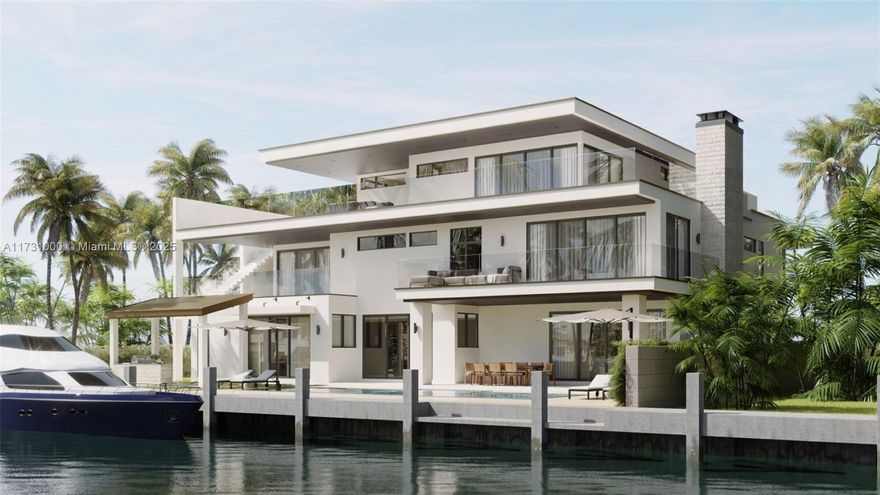 Experience the pinnacle of luxury living in this stunning 10,000 sq ft waterfront estate with direct ocean access. This architectural masterpiece features 7 spacious bedrooms, 8.5 baths, and a designer kitchen perfect for entertaining. Spread across three impeccably designed floors, the home boasts a private gym, office, and a sophisticated club room. Outdoors, enjoy the serenity of a poolside gazebo, an inviting outdoor fireplace, and a sauna. Additional features include an elevator, laundry rooms on the 1st and 2nd floors, a 4-car garage, and a butler's pantry. This extraordinary home seamlessly blends opulence, comfort, and modern design, offering a lifestyle like no other.