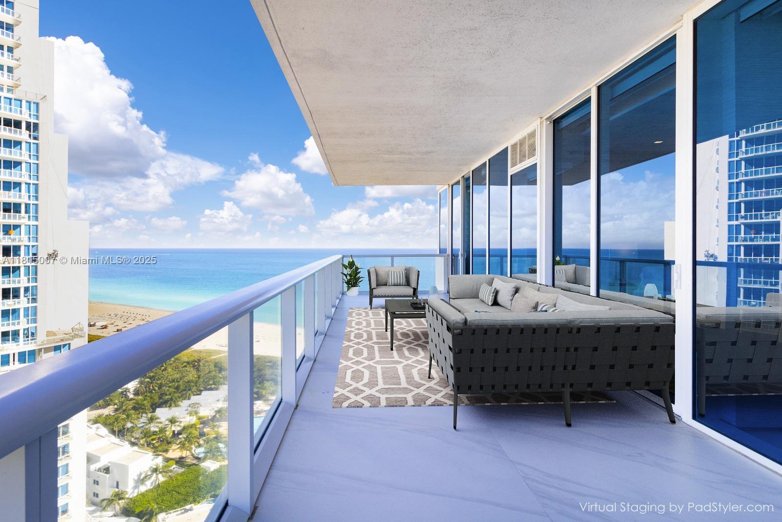 Rental Property at 100 S Pointe Dr 2409, Miami Beach, Miami-Dade County, Florida - Bedrooms: 3 
Bathrooms: 3  - $38,000 MO.