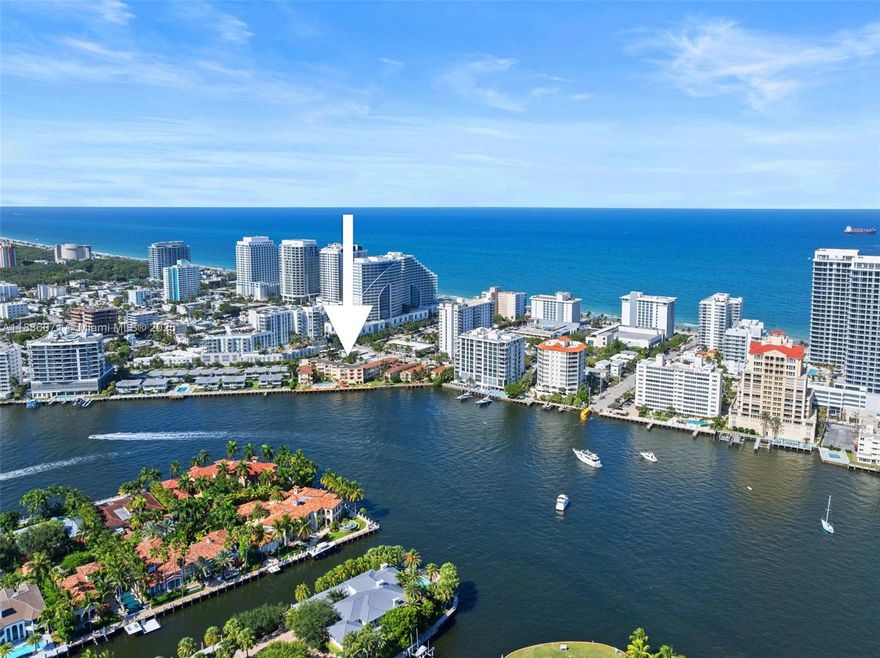 INVESTOR’s DREAM & BEACH LIFESTYLE – turnkey furnished 1-bed/1-bath condo with Intracoastal sunset views, daily rentals allowed, one-block to the ocean in iconic Fort Lauderdale Beach. This large  income producing Airbnb-approved unit offers 621 sq ft of stylish living, complete with a full kitchen, living/dining, stainless steel appliances, in-unit washer/dryer, impact windows, and new electrical panel. Amenities include heated pool, lounge area, and community dock in this gated, pet-friendly building. Daily rentals allowed—investor's dream! The maintenance fees cover utilities and high-speed internet. Located next to the W Hotel and near premier dining, shopping, and nightlife. Lowest priced unit in the building! This is a great buy in the heart of Fort Lauderdale Beach. Move-in Ready!