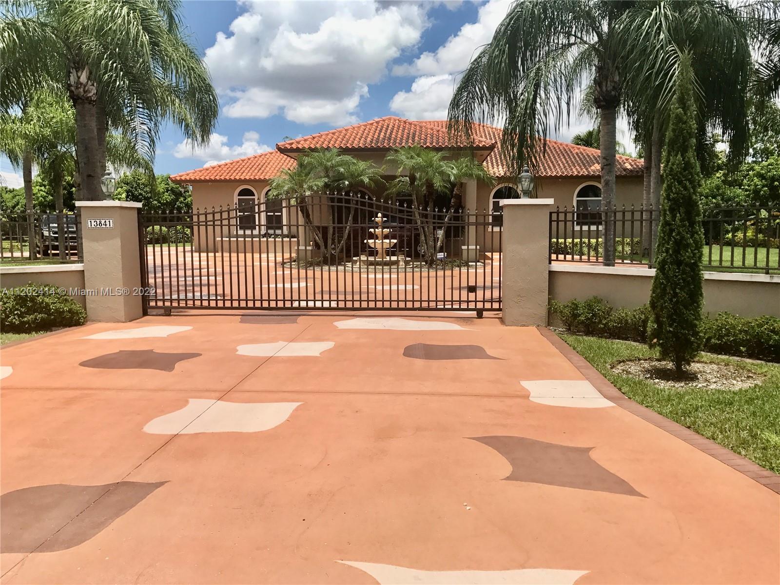 Property for Sale at 13841 Sw 192nd St, Miami, Broward County, Florida - Bedrooms: 4 
Bathrooms: 3  - $2,800,000