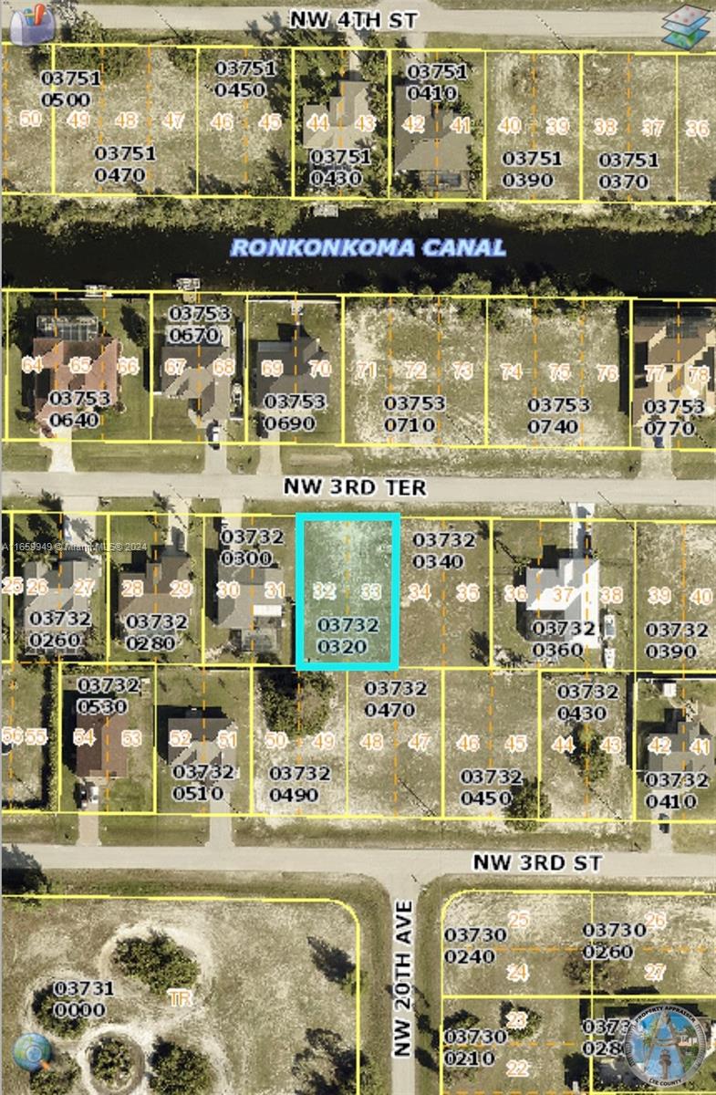 Great lot ready to build partially cleaned.
