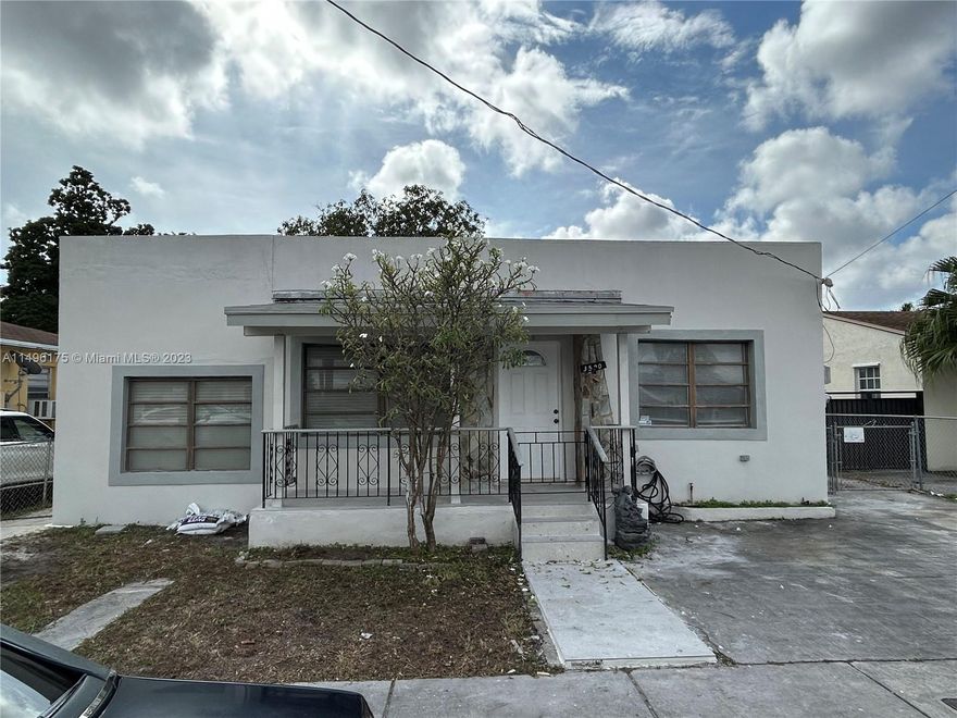 Over 1,000 square feet remodeled with a large open kitchen and tons of light.  Large patio and lots of parking. New washer/dryer; brand new central AC in a quiet residential area close to the airport and 836.  3rd room can be used as a den or bedroom. New cabinets; quartz counter-tops; new flooring in rooms; new lights.  Plenty of interior and outdoor space.  Text or call agent with your license number for lockbox code.