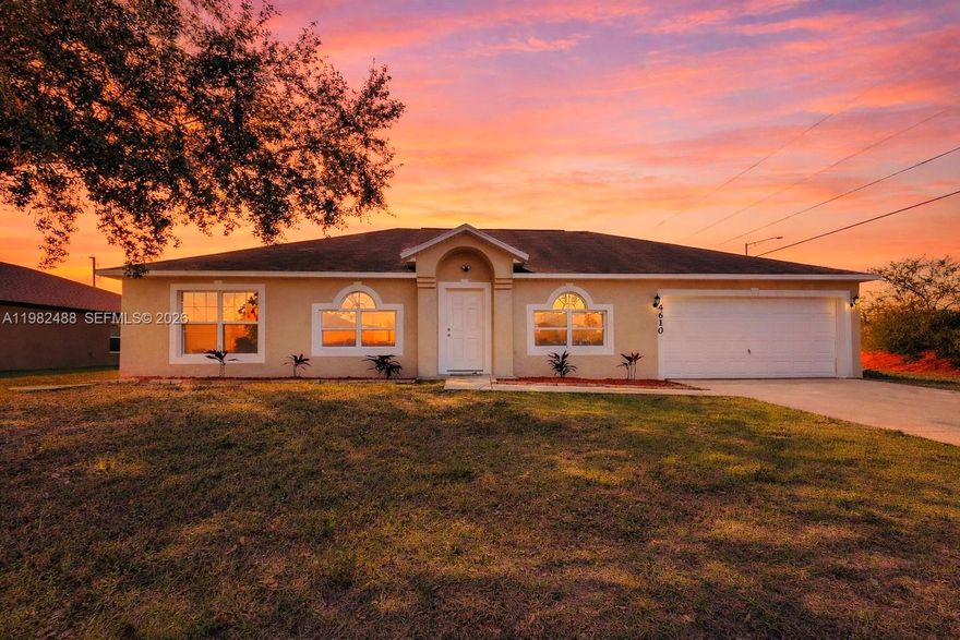 Welcome Home! Step into this spacious 4-bedroom, 2-bath home that radiates comfort and charm. From the moment you arrive, you’ll feel the inviting, family-friendly atmosphere. The open-concept layout connects the living, dining, and kitchen areas—perfect for gatherings or cozy nights in. Enjoy a huge backyard with space for kids, pets, or even a future pool. The large enclosed patio is ideal for barbecues, morning coffee, or evening relaxation. With its warm design, generous space, and peaceful outdoor area, this home is perfect for families or anyone who loves to entertain. Selling without Appliances.