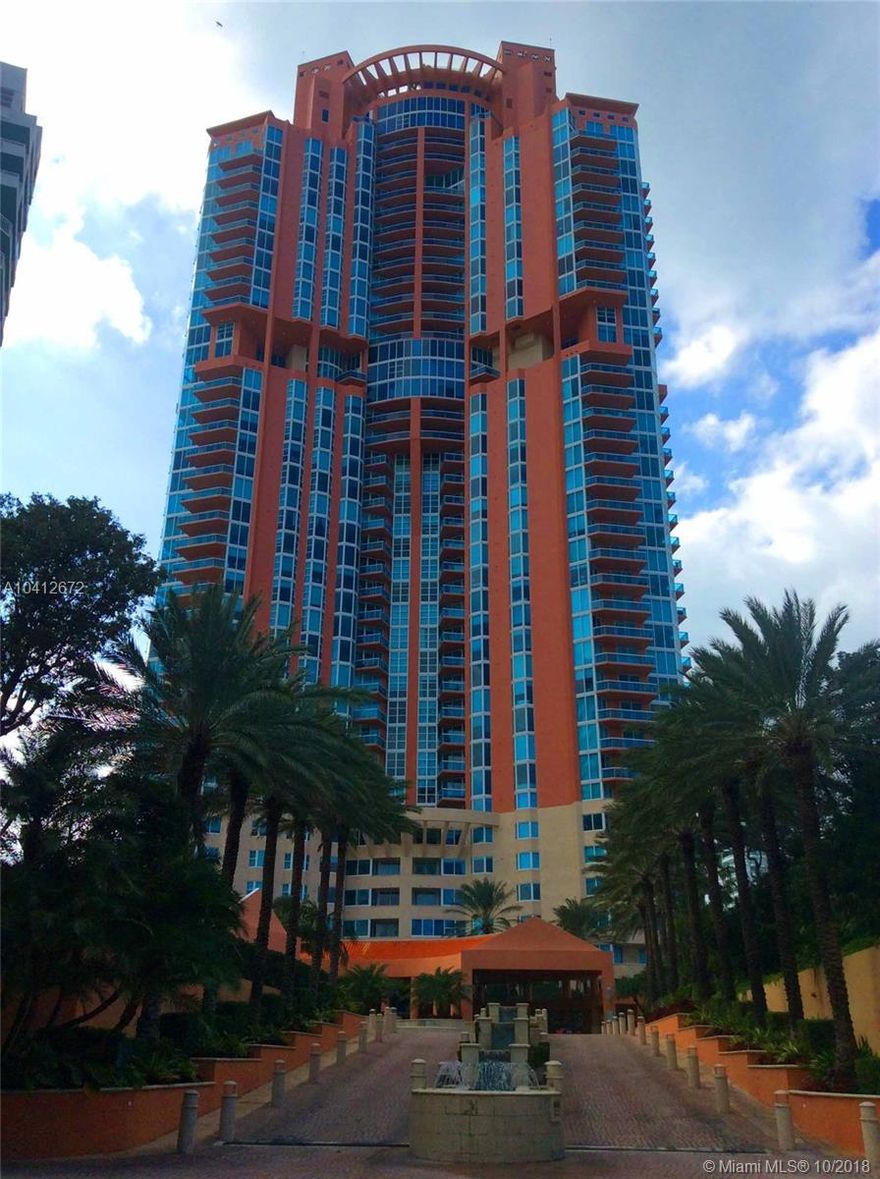 BRIGHT AND SPACIOUS 1 BR 1.5 BA CONDO IN THE PRESTIGIOUS PORTOFINO TOWERS, OFFERING SPECTACULAR VIEWS OF THE GOVERNMENT CUT FROM EVERY ROOM. PRIVATE TERRACE TO RELAX AND WATCH SUNSETS & CRUISE SHIPS PASS BY. 1,090SF OF LIVING AREA, LARGE KITCHEN, MASTER BEDROOM AND BATH WITH WALK-IN CLOSET. BUILDING OFFERS WORLD CLASS GYM & SPA, 3 ENTERTAINING ROOMS, 2 POOLS W/ JACUZZI, BBQ AREA, CONCIERGE, VALET, SECURITY. WALK TO THE BEACH, PARK, MARINA, AND BEST RESTAURANTS IN SOFI!