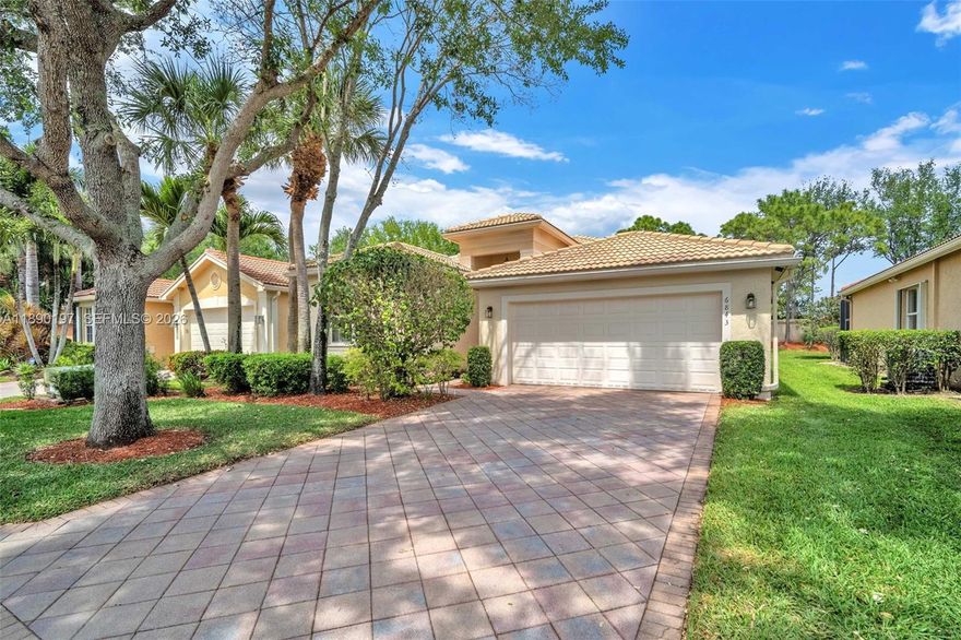 Priced to sell.  Bring your offer before it’s gone!
Bright and spacious one-story single-family home in the highly sought-after Valencia Pointe community in Boynton Beach! This beautiful 3-bedroom, 2-bath, 2-car garage residence offers 1,615 sq. ft. of modern, comfortable living space. Recently painted and featuring brand-new appliances, this move-in-ready home is designed for effortless enjoyment.
Valencia Pointe is a premier 55+ very active community offering resort-style amenities including a steam room spa, pickleball, other courts, a café, and a vibrant social calendar.
Don’t miss this opportunity to embrace the S Florida lifestyle in a welcoming & upscale setting—all at a newly reduced price! Conveniently located near supermarkets, shopping malls, doctors’ offices & more.
