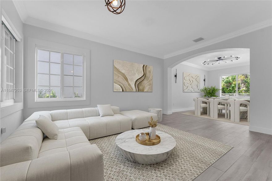 Welcome to this beautifully updated and move-in-ready home designed for modern living and effortless entertaining.Spanning nearly 4,000 sq ft,this spacious residence features 6 bedrooms,4 bathrooms.The expansive primary suite is a true retreat,complete with a private balcony,large walk-in closet,and a spa-like bathroom featuring a steam shower and freestanding soaking tub.The heart of the home is a sleek, modern kitchen with a walk-in pantry—perfect for everyday living and hosting guests.Freshly repainted throughout, the home blends clean lines with comfortable style.Step outside to a recently re-tiled pool and deck area—ideal for relaxing, entertaining, or soaking up the South Florida sun.Located just minutes from top-rated schools,parks,hospitals,restaurants and shopping centers.