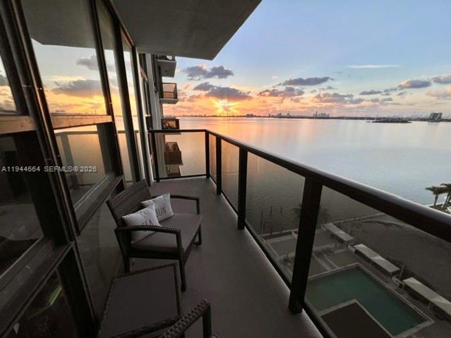 JUST LISTED this elegantly renovated 1 Bedroom 1.5 bath unit has one of the best views of Biscayne Bay and our coming amenities in Miami! Porcelain flooring, stainless appliances, open kitchen with washer/dryer, incredible views of cruise ships, sea planes, manatees, South Beach and Biscayne Bay! The Charter Club Condo is situated two blocks from US1/Biscayne Blvd on the entrance to the Julia Tuttle Causeway with easy access to I-195, I-95, minutes from MIA or the beaches, downtown, walking distance to Midtown Miami, Wynwood, and the Design District and has plenty of free guest parking. We are currently doing our mandated 50 year certification and many new upgrades including replacing all windows to impact glass, renewing our seawall and docks, lush landscaping, tennis, pickleball and padel.