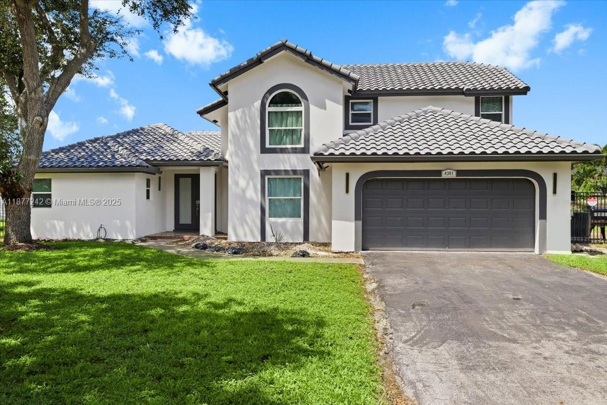 Spacious 4Bedroom Pool Home w/In-Law Quarters on Oversized Lot – Short Sale! This two-story home is ideal for family living and entertaining. On an oversized lot, it includes a detached in-law suite overlooking the pool, perfect for guests, extended family, or office use. Inside, a grand open floor plan connects the living, dining, & family rooms with an oversized kitchen island at the center. The ground-level owner’s suite offers privacy with a spa-inspired bath. Upstairs, 3bedrooms and 2full baths provide plenty of space. A 2car garage adds convenience, while the pool and detached quarters create options for relaxation or income. In need of TLC, this property is a great chance to bring your vision to life. With its size, layout, and location, the value is undeniable.