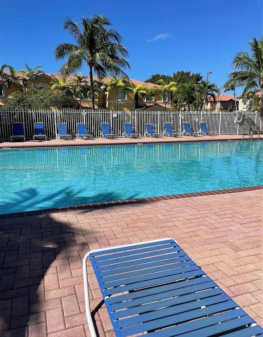 Spacious two bedroom two and half bathroom in Leeward Doral community. unit has open concept kitchen and living area in the first floor. slider that takes you to the patio. on the second level you will find two bedrooms, two bathrooms and laundry area. unit has central ac, washer, dryer, refrigerator, stove, microwave and dishwasher. Leeward community offer 24 hour security, pool, gym, gazebo, and community room. Only asking for first month and one month of security deposit. unit will be available on November 1.