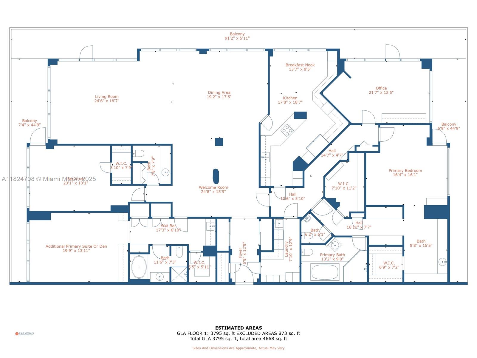 2200 S Ocean Ln 1501-1503, Fort Lauderdale, FL, 33316/$3,395,000 4 2200 S Ocean Ln 1501-1503