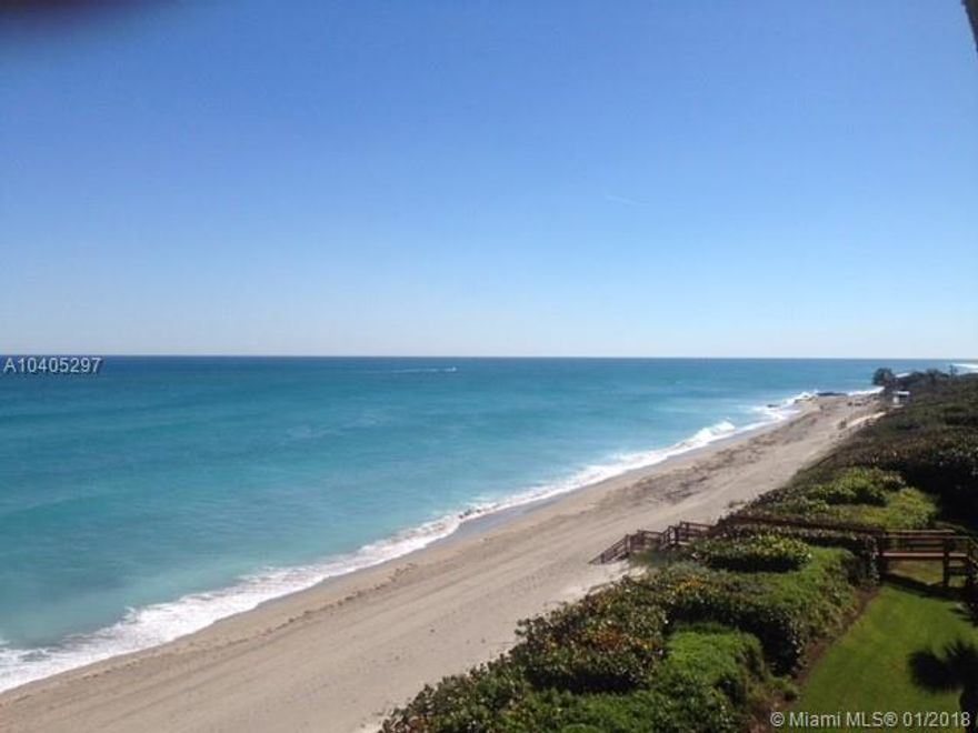 Immaculate 2Br.+den / 2.5Br.  Newer updated  Kitchen, Baths, and Shutters.  Over size balcony with sweeping coastal views of the blue Atlantic. Seawatch is an intimate 65 unit multi-amenity building offering 24 hour manned security, w/on site Bldg. Mangager. state of the art exercise facility, large newly renovated club room, Billiard/play room. Lovely heated pool and Jacuzzi. Tennis courts, barbecue gazebo, large common dock age.... surrounded by 5 acres of meticulous common grounds. Additional features include: bike, kayak/paddle board storage, and on floor personal owner storage. SM pets allowed.  Enjoy surfers and boat viewing! Furnishings negotiable.