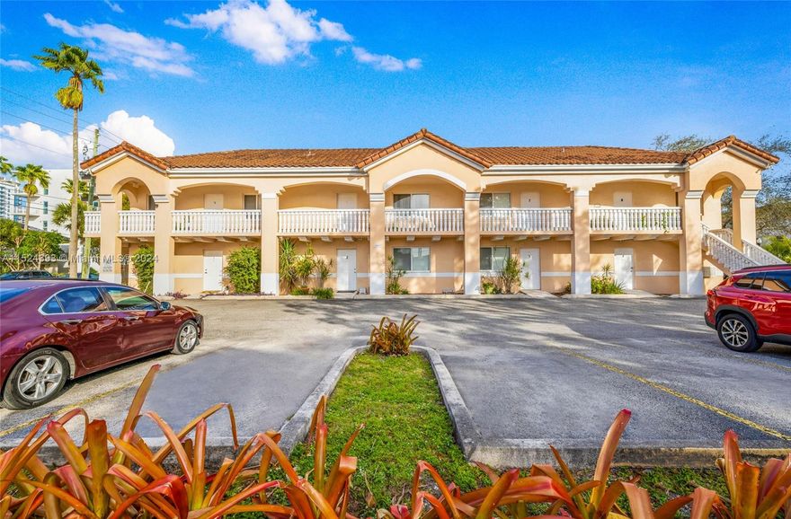 We are pleased to present 1957 Monroe St in Hollywood, an outstanding 8-unit apartment building offering a compelling investment opportunity just a minute away from Young Circle. Featuring 8 spacious units, with 6 units featuring 1 bed/1 bath and 2 units offering 2 beds/1 bath, the property currently enjoys full occupancy. The potential for an impressive $182,000 annual income awaits by adjusting rents to market rates. The property has separate electric meters, impact windows, individual central AC units, and a rare perk—each unit is equipped with its own washer/dryer, ensuring convenience and attracting quality tenants. The building is 1990s construction makes maintenance a breeze, and the 40-year certification is not required anytime soon. Parking is hassle-free with 12 assigned spaces.