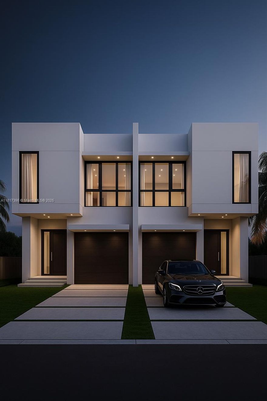 2,697 sqft Spacious New Two-story brilliantly laid out Townhouse in urban core! 3 blocks away from Coconut Grove! half a mile away from Coral Gables! and 3 mins away from the huge new shopping development "Grove Central" (Target, Sprouts Farmers Market, Total Wine, and more shopping stores & Dining). Brand new construction with an open floor plan, Double-door entry, 4 beds, 3.5 baths . Fetures a modern design, natural light in all rooms, high-end finishes, modern appliances, Custom-Designed European Kitchen (up to the ceiling), Calacatta quartz countertop, 10" ceiling height, all doors are 8' height (including closet doors). Spacious bedrooms, (walk-in closets, comfortable living spaces, pool, a covered terrace with overhand. *Both Units are available for sale. Expected Delivery: Feb 2026