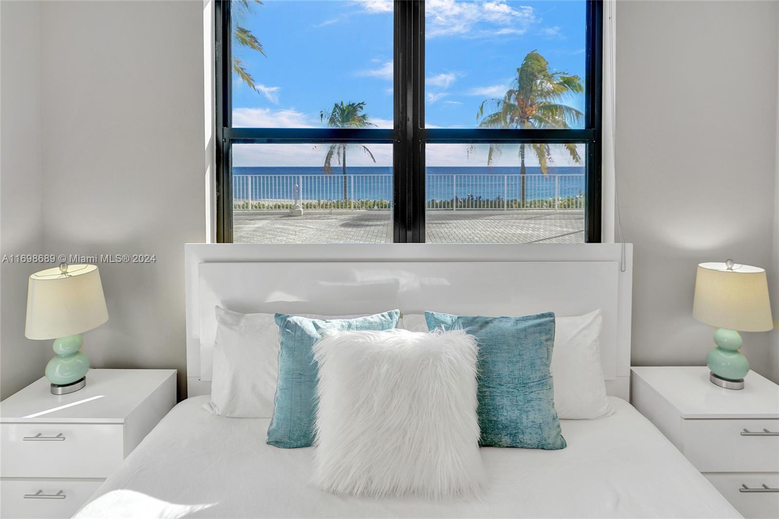 Welcome to your dream Oceanfront retreat! This Remodeled 2/2 plus Den beach residence offers stunning views over the ocean and a lifestyle you’ll love. Bright & Spacious: High 10ft ceilings and large windows fill every room with natural light and breathtaking ocean views. Modern Kitchen: Cook and entertain with ease in a stylish kitchen. Unwind in spacious bedrooms and spa-like bathrooms with luxurious rain showers. Quadomain offers Resort-Style Amenities: 2 heated pools, 2 fitness centers, Beach services. Savor delicious meals at the new LUXE Bistro with waterfront views. Conveniently located near FLL Airport, shopping, and the famous Hollywood Broadwalk, this condo combines luxury and convenience. Don’t wait—schedule your private tour today and make this oceanfront oasis yours!